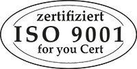 ISO zertifiziert ISO zertifiziert